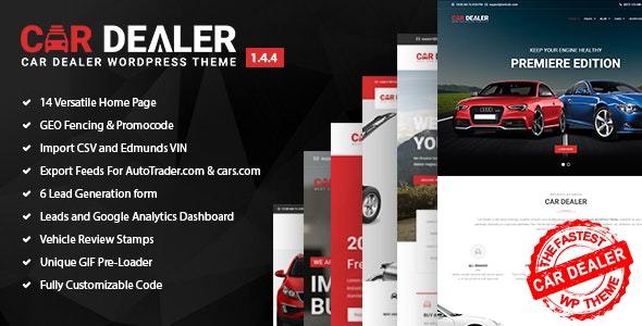 Car Dealer v1.4.4 - Automotive Responsive WordPress Theme Nulled