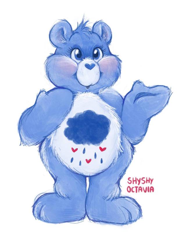 Vintage Care Bear Wish Bear Magnet
