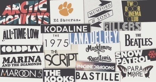 studdedflowercrowns:Best bands/artists to ever exist.