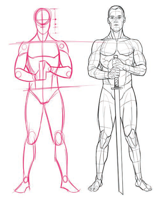 Female Drawing Base Standing Anime Pose Reference - img-Abia