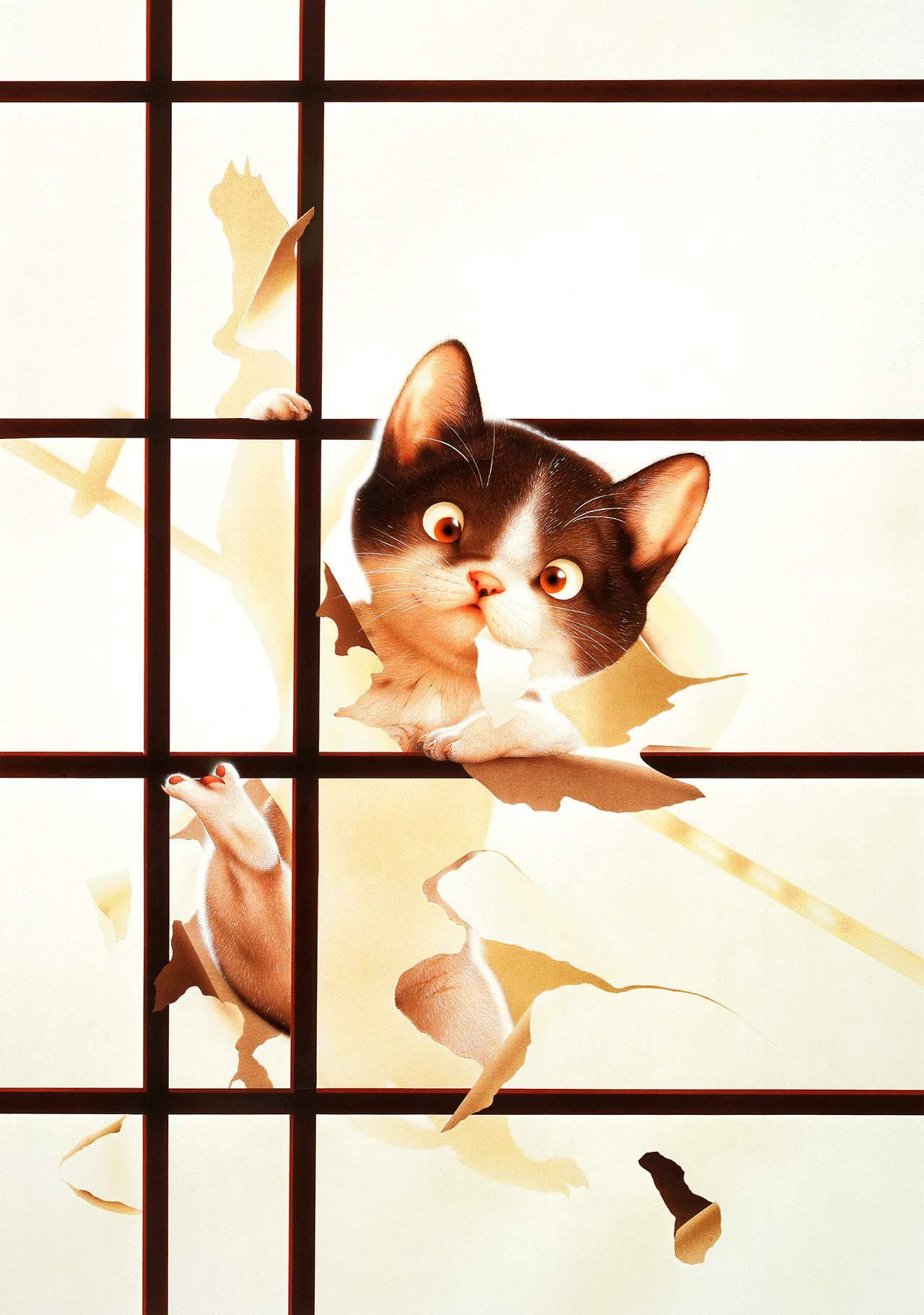 Макото мурамацу картины кошки - 89 фото