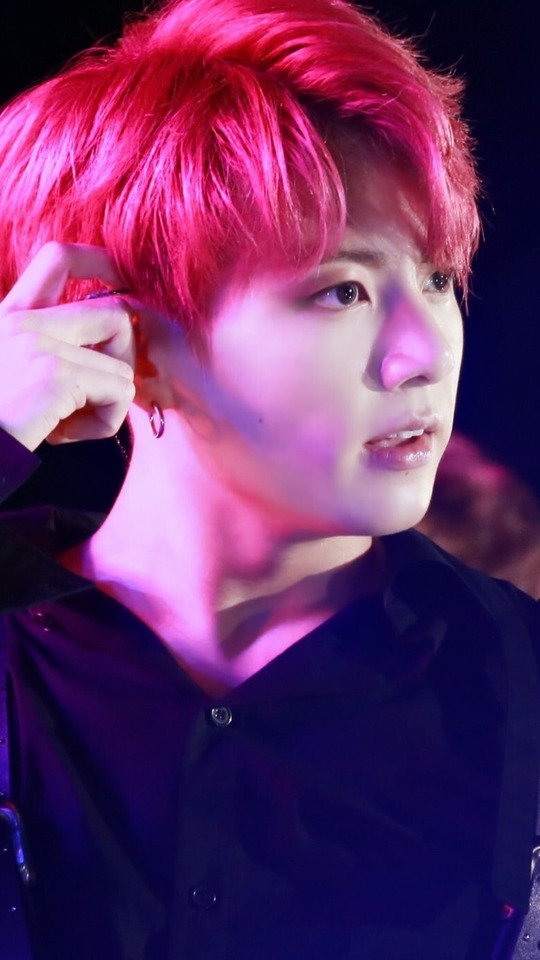 TaeMyeon — bangtan-wallpaper: red haired jungkook...