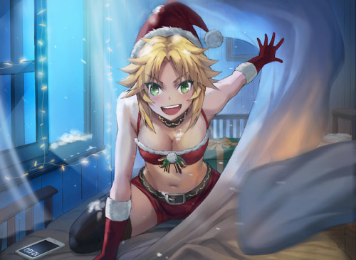 Wake up and get your present ! Santa’s here !