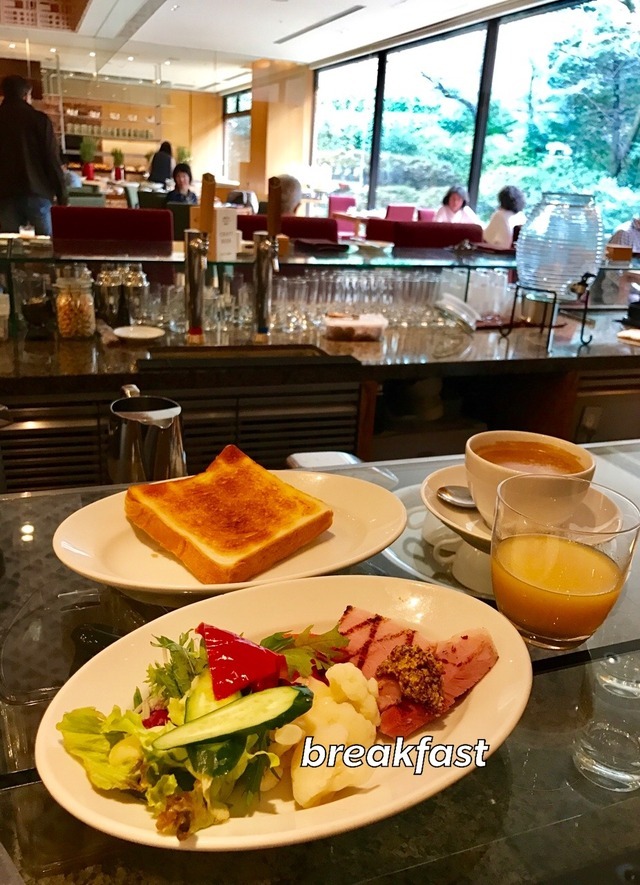 Everyday to enjoy — breakfast today Hyatt Regency Kyoto