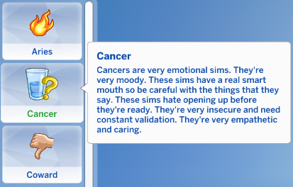 mod the sims cancer trait sims 4