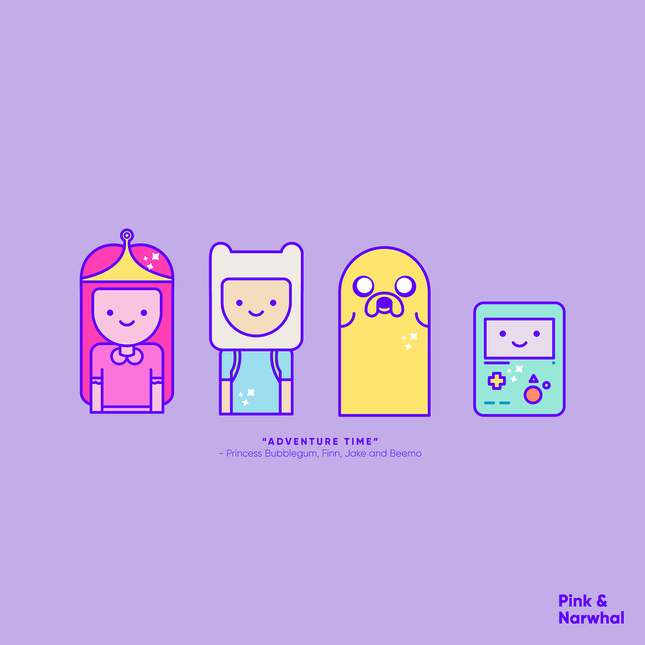 Pink Narwhal Adventure Time Icon Set Featuring My Favorite Pink Narwhal Adventure Time Icon Set Featuring My Favorite