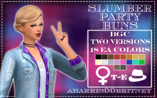 s4cc ts4cc s4mm ts4mm sims 4 maxis match sims 4 custom content SlumberParty adulthair