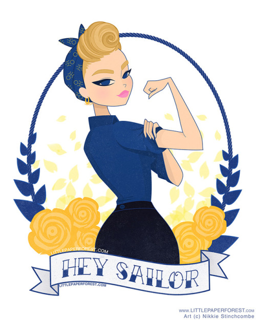 Part Two of my ‘Hey Sailor’ Pin-Up Series! ♡ Part One - The...