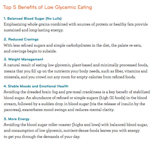 Printable Glycemic Load Chart