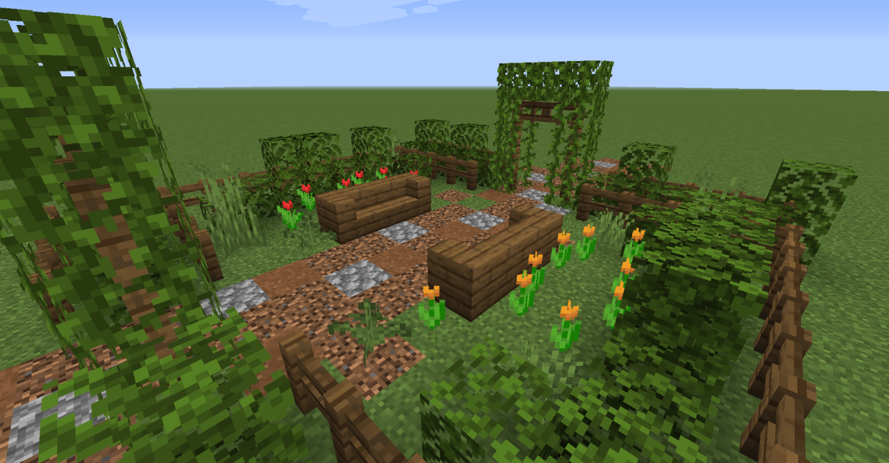 Minecraft Build Inspiration Blocktober Prompt 23 Garden A