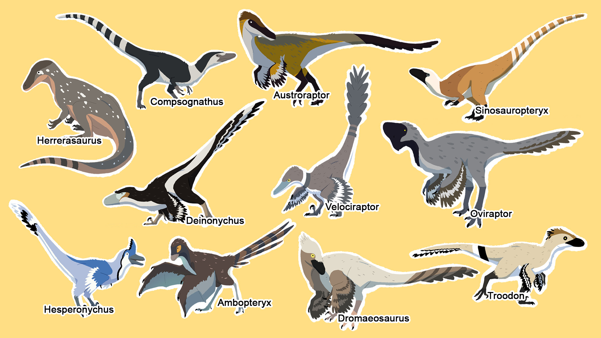 carnivorous dinosaurs names