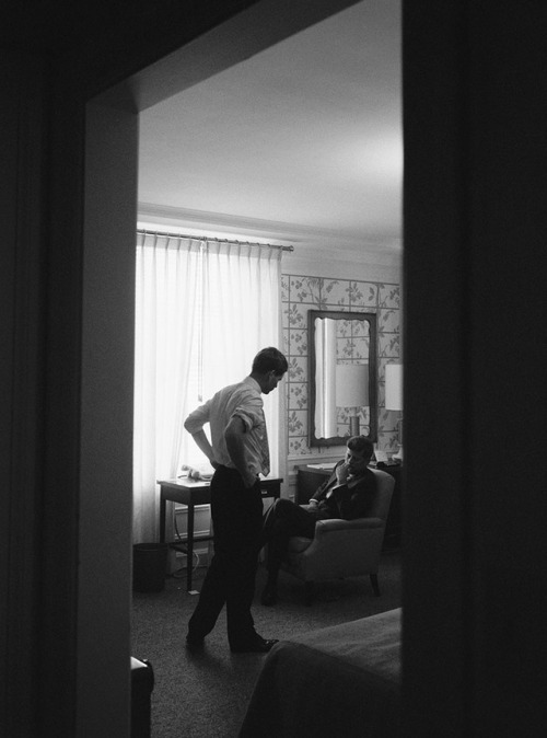 everythingkennedy:Photographed in the Presidential Suite of the...