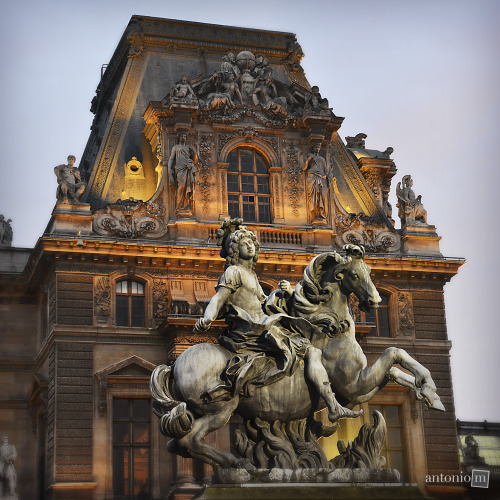 antonio-m:Bernini’s Equestrian Statue of King Louis XIV, Musée...