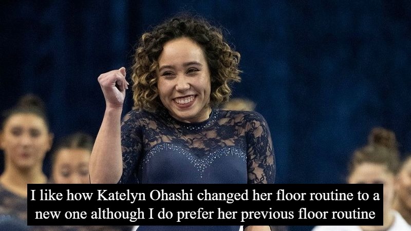 Gymnastics Fans Confessions I Like How Katelyn Ohashi