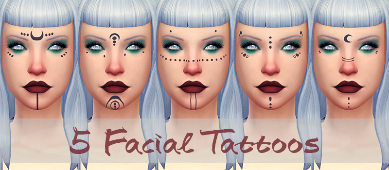Face Tattoos Sims 4 