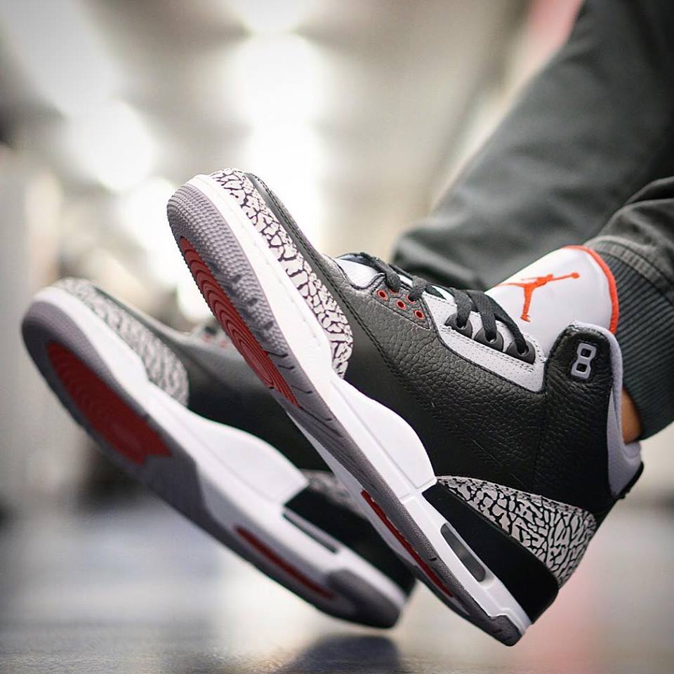 Nike Air Jordan III ‘Black Cement’... – Sweetsoles – Sneakers, kicks ...