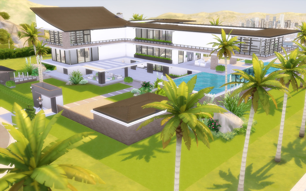 House 65 - Celebrity Home - No CC by viasims - The Sims 4 Download -  SimsFinds.com