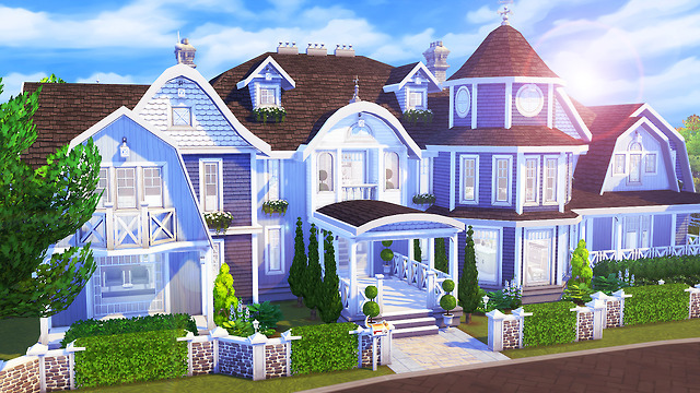 Sims 4 CC Finds — avelinesims: My Hamptons Dreamhouse Did this as...