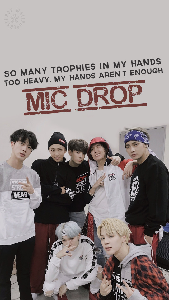 bts lyrics mic drop