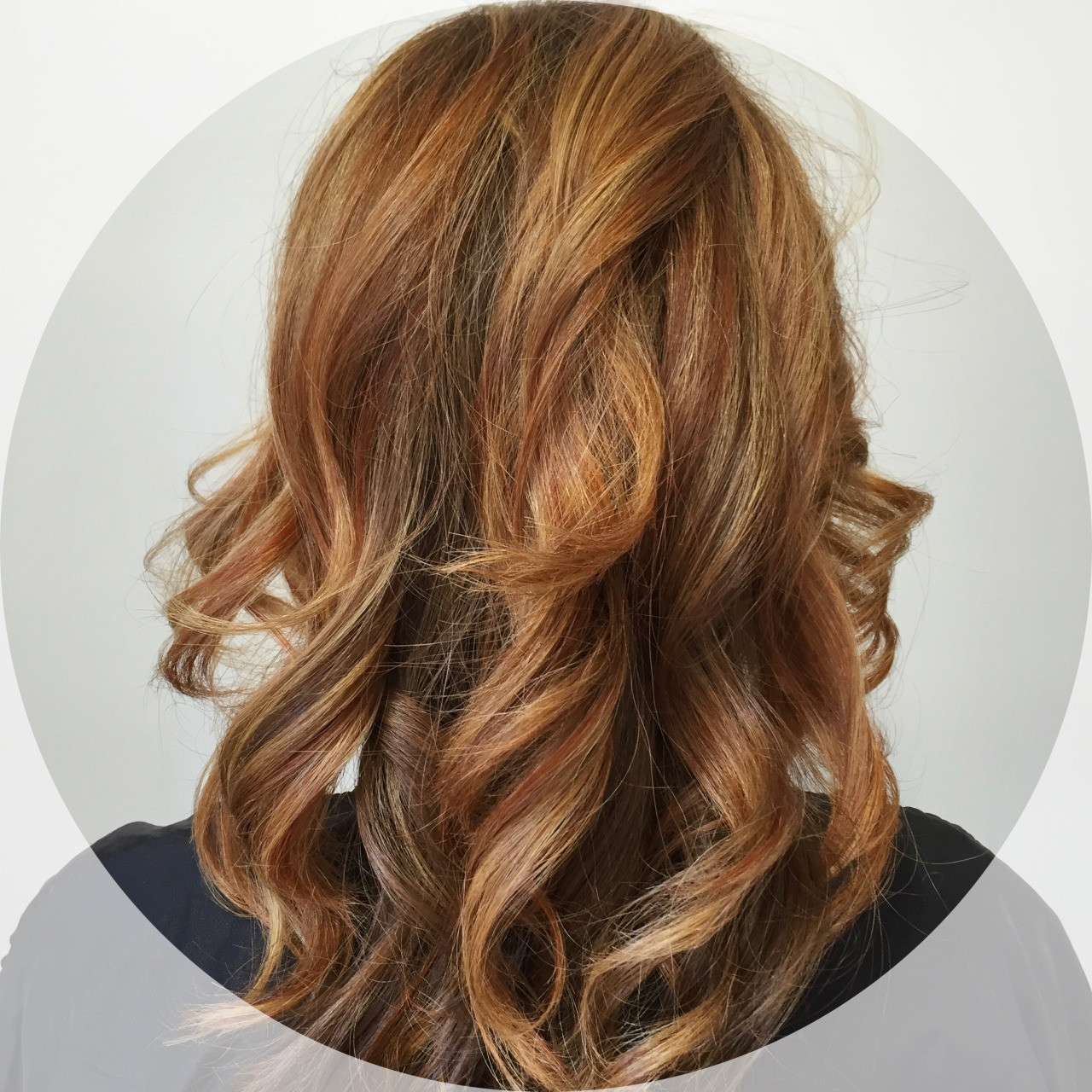 Hair By Rachel Dillon Golden Blonde Highlights And Copper Red