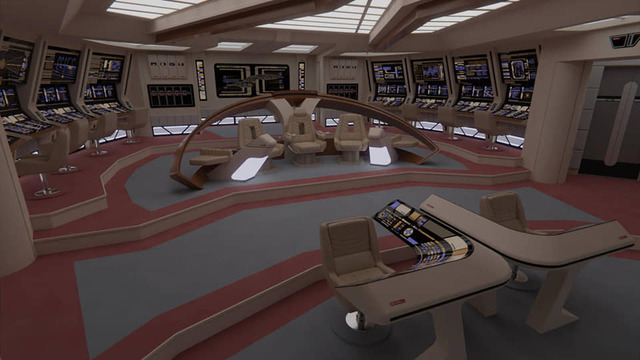 Starfleet ships — Bridge, via Rekkert