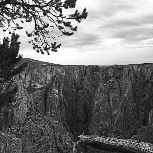 Moody day at the Black Canyon. #moodygrams #blackandwhite...