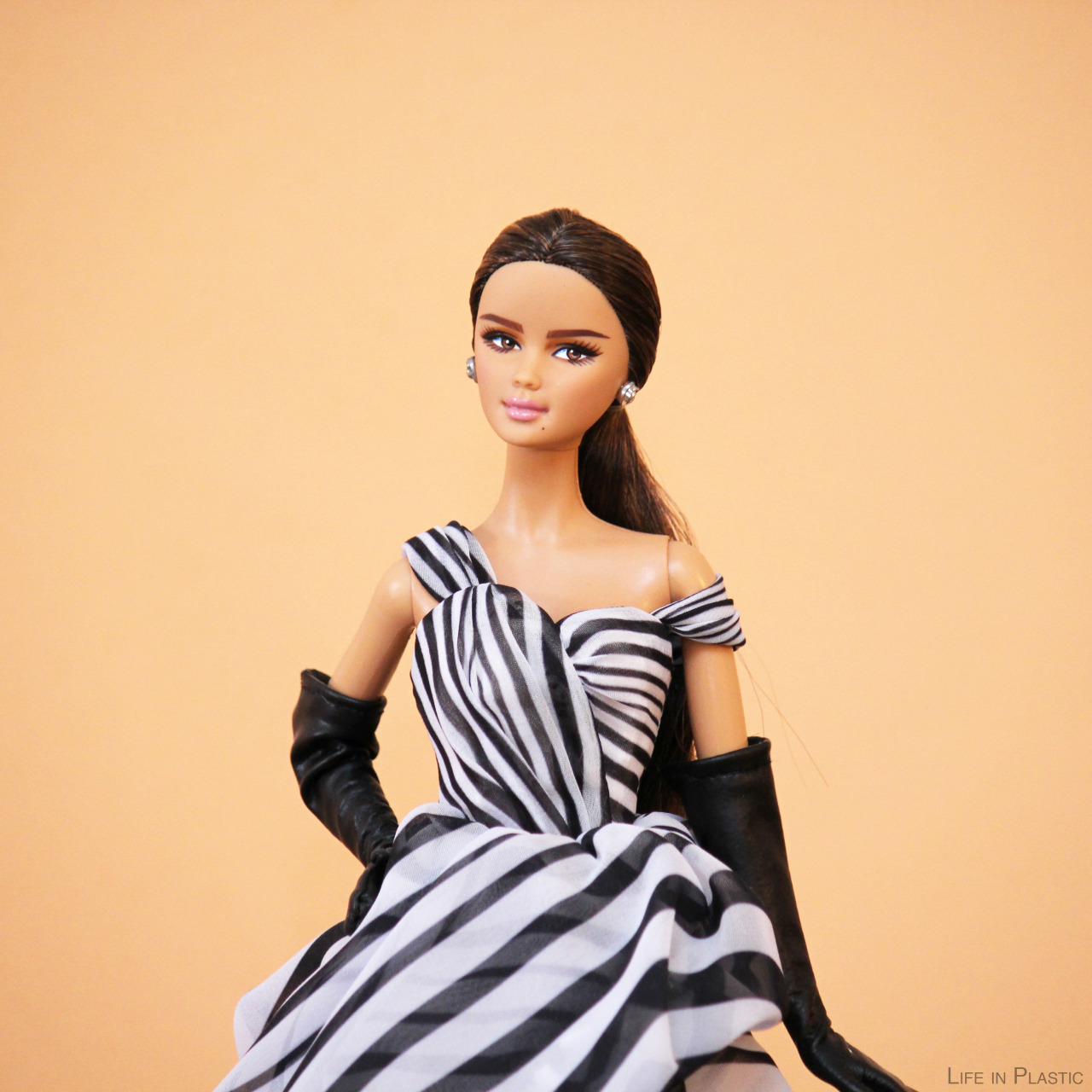 barbie chiffon ball gown