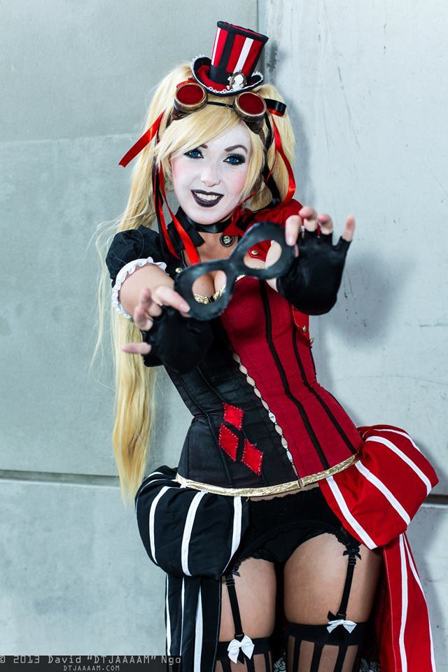 Food And Cosplay — Jessica Nigri As Steampunk Harley Quinn Monika 