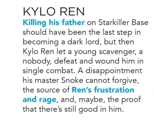 sleemo:“Killing his father on Starkiller Base should have been...