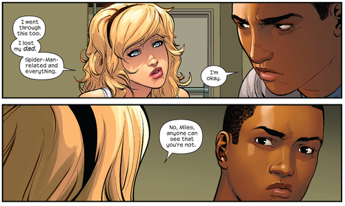 Bendis Age Of Comics What S Miles Morales Relationship With Gwen Stacy