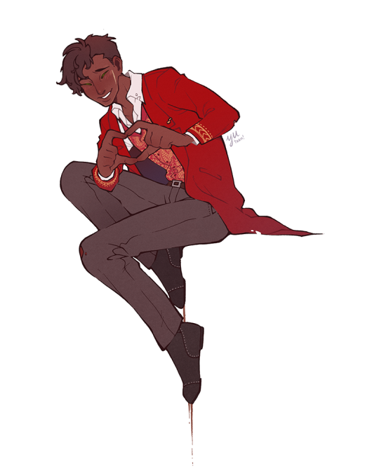 A flat-color commission of the client's character Jay! He's a very sweet lad going through a very rough time, but he keeps on...