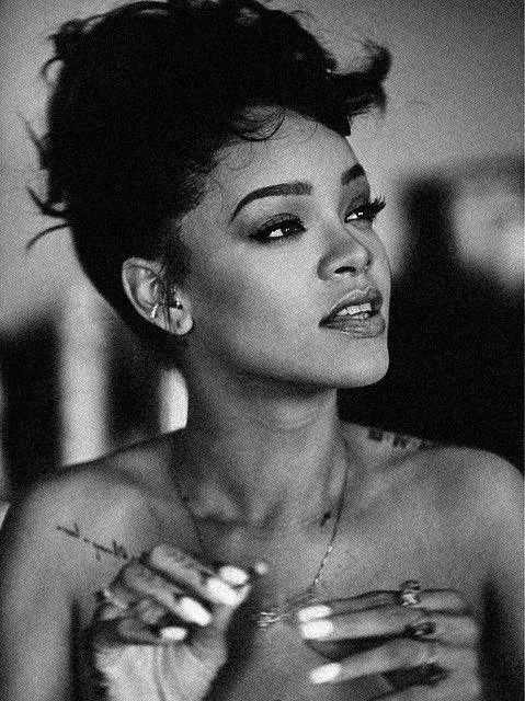 Rihanna Black And White Aesthetic Rihanna Age Albums