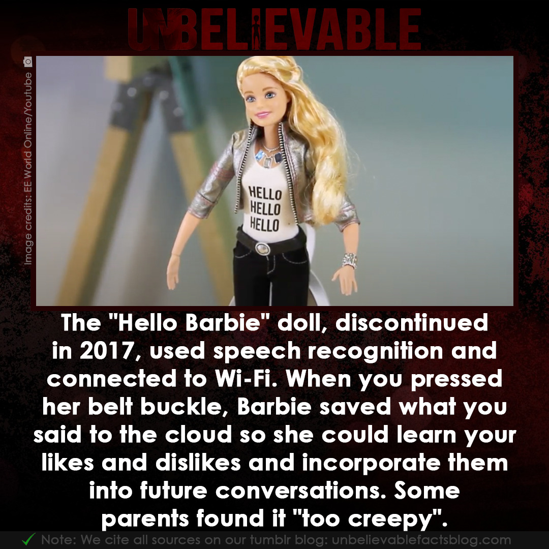 creepy barbie facts