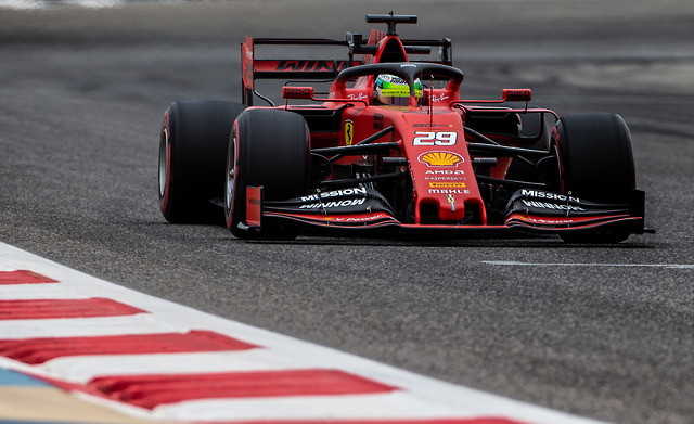 F1 Champions — 2019 Bahrain F1 test day one 01 Max Verstappen Red...