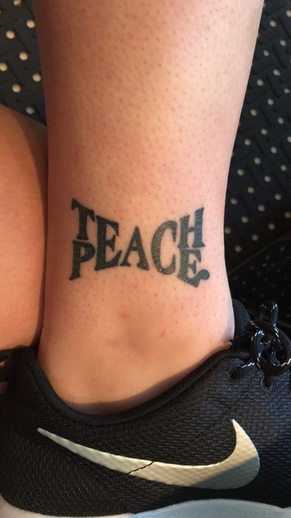 peace tattoo on Tumblr