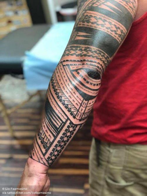 By Lio Faamasino, done in Garden Grove. http://ttoo.co/p/34816 big;facebook;healed;liofaamasino;other;polynesian;sleeve;tribal;twitter
