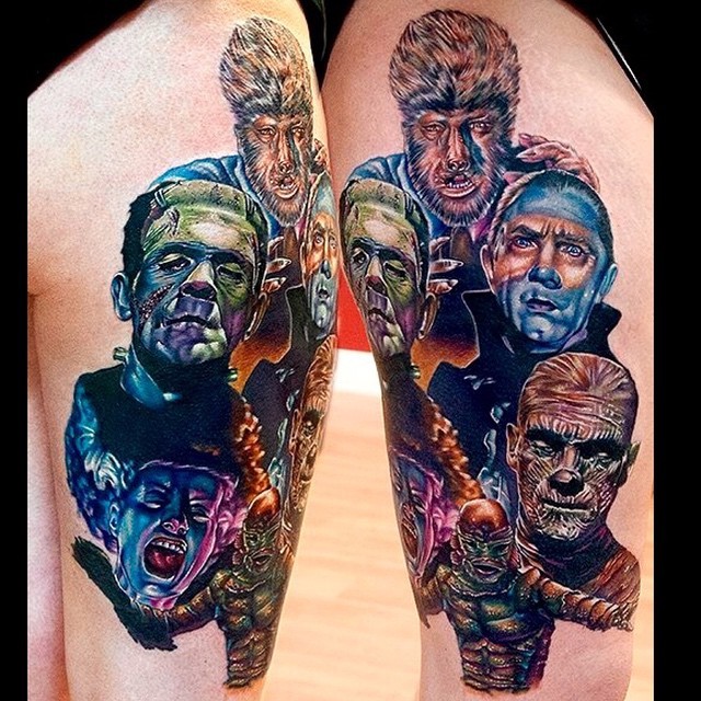 Cecil Porter Studios, I love tattooing universal monsters