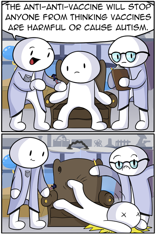 theodd1sout:*vaccine comic fixed Full Image  Facebook Twitter 