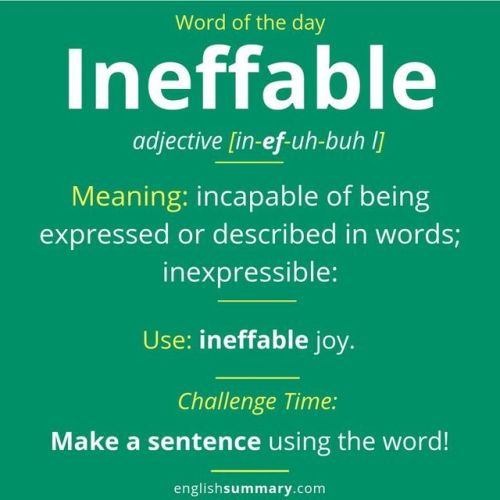 ineffable: Meaning, Use and Examples – Waqar Younis