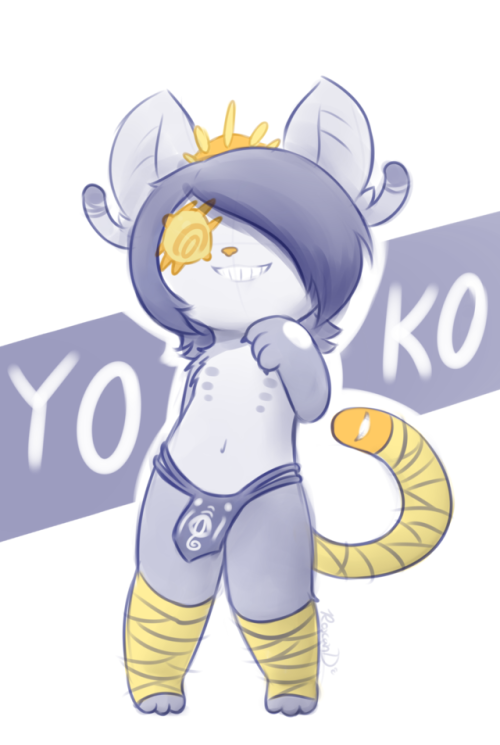 roxandasher:gift for @lost340 of their cute-ass Yoko, 10/10...