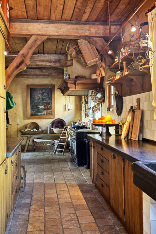 rustic kitchen on Tumblr