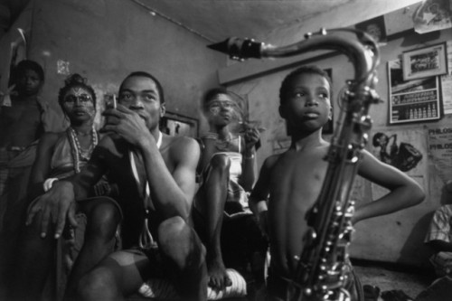 africanfoto:NIGERIA. Lagos. 1981. Nigerian musician FELA KUTI...