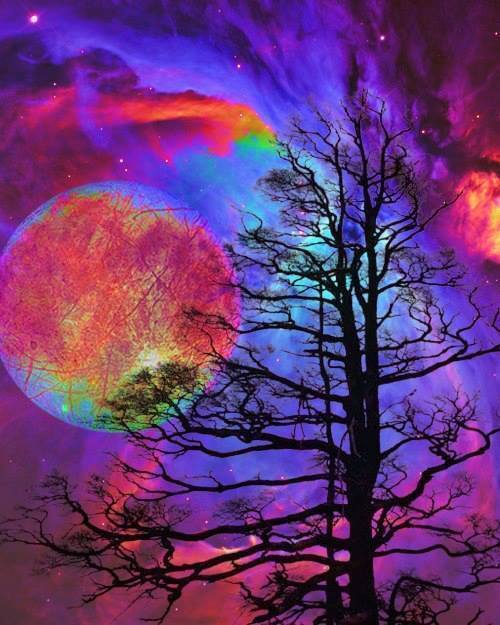 colorful sky on Tumblr