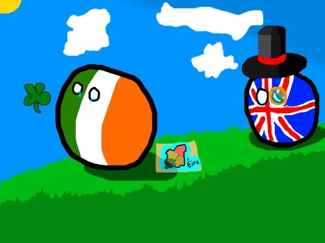 Homemade Countryballs Comics — Ireland reminisces about his former ...