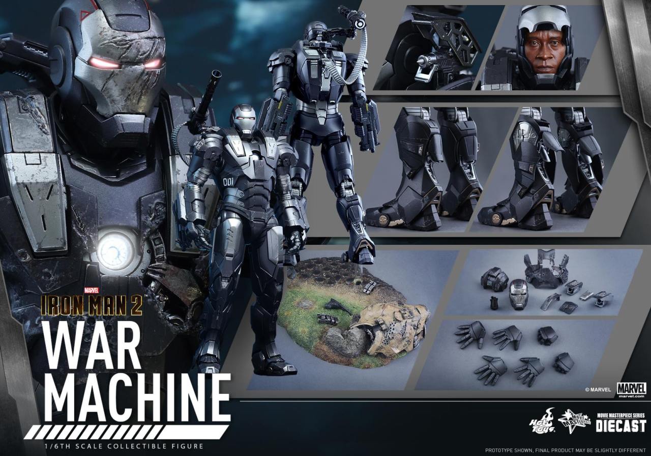 Toysandstuff Hot Toys Iron Man 2 War Machine Mk1 Diecast