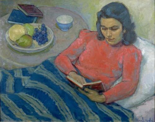 huariqueje:Els Bleekrode reading in bed   -     Bleekrode...