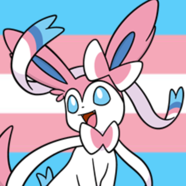 Cartoon Icons — Sylveon Trans Icons normal and shiny