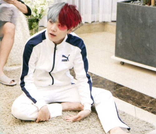 Yoongi as Todoroki