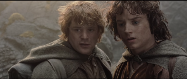 lord of the rings gollum and frodo