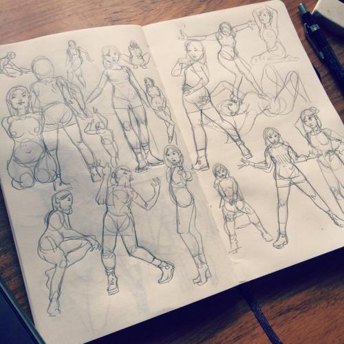 jaredfromblackyard:Began drawing 90 seconds anatomy studies...